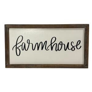 Sweet Water Decor Farmhouse Wood Sign 17"x9"x1"